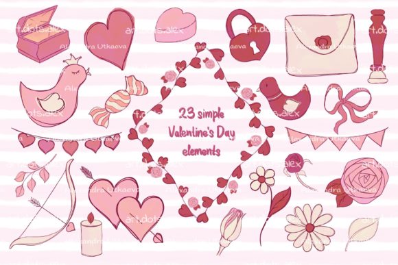 Beautiful Illustrations for Valentine’s Day: A Creative Resource for Designers and Enthusiasts