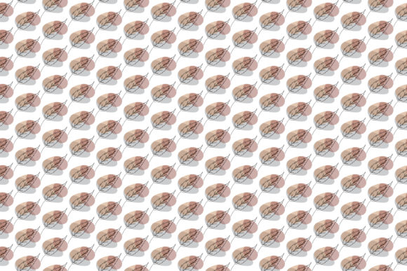 Line Art Leaves Pattern for Creative Design