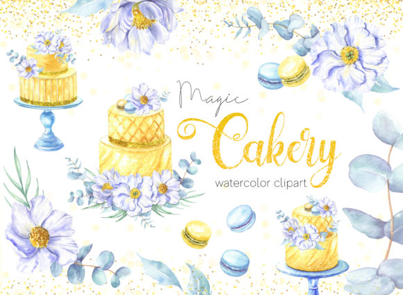 Magic Cakery Watercolor: A Versatile Collection for Creative Projects