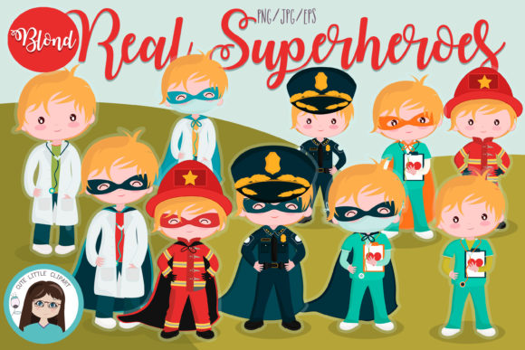 Real Superheroes Blond Boys: A Digital Asset for Creative and Professional Workflows