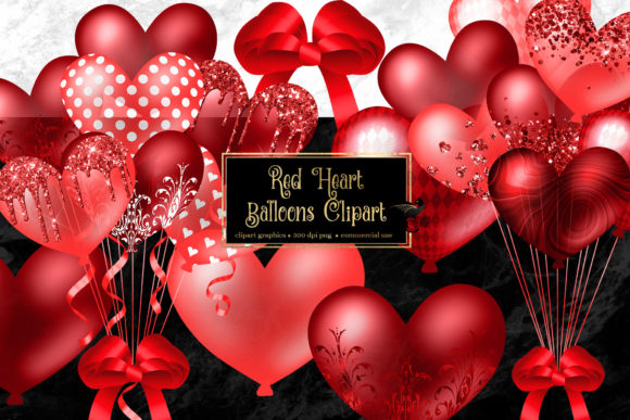 Red Heart Balloons Clipart: A Versatile Tool for Creative Expression