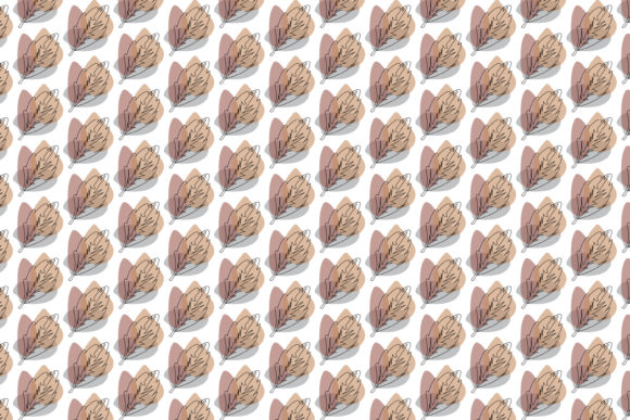 Seamless Vector Pattern with Leaves