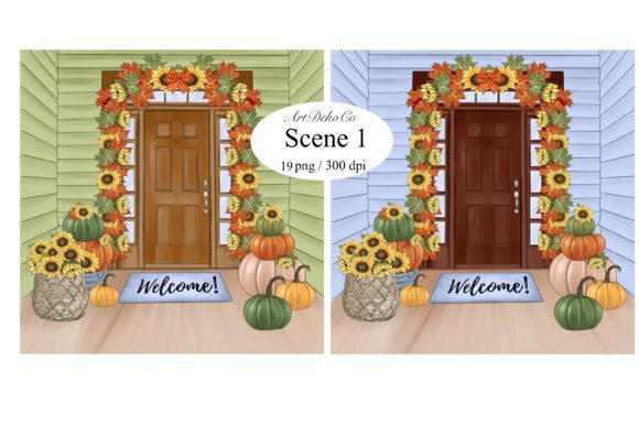 Thanksgiving Scene, Front Door Scene: A Creative Guide for Designers and Enthusiasts