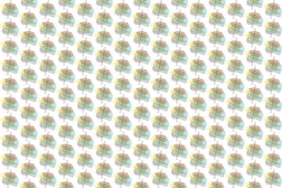 Tropical Leaf Pattern Background Design